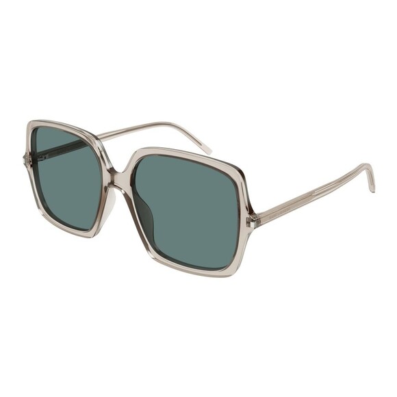 YSL Saint Laurent Womens SL591 003 Beige Asian Fit Sunglasses Quiet Luxury 90s main image 7